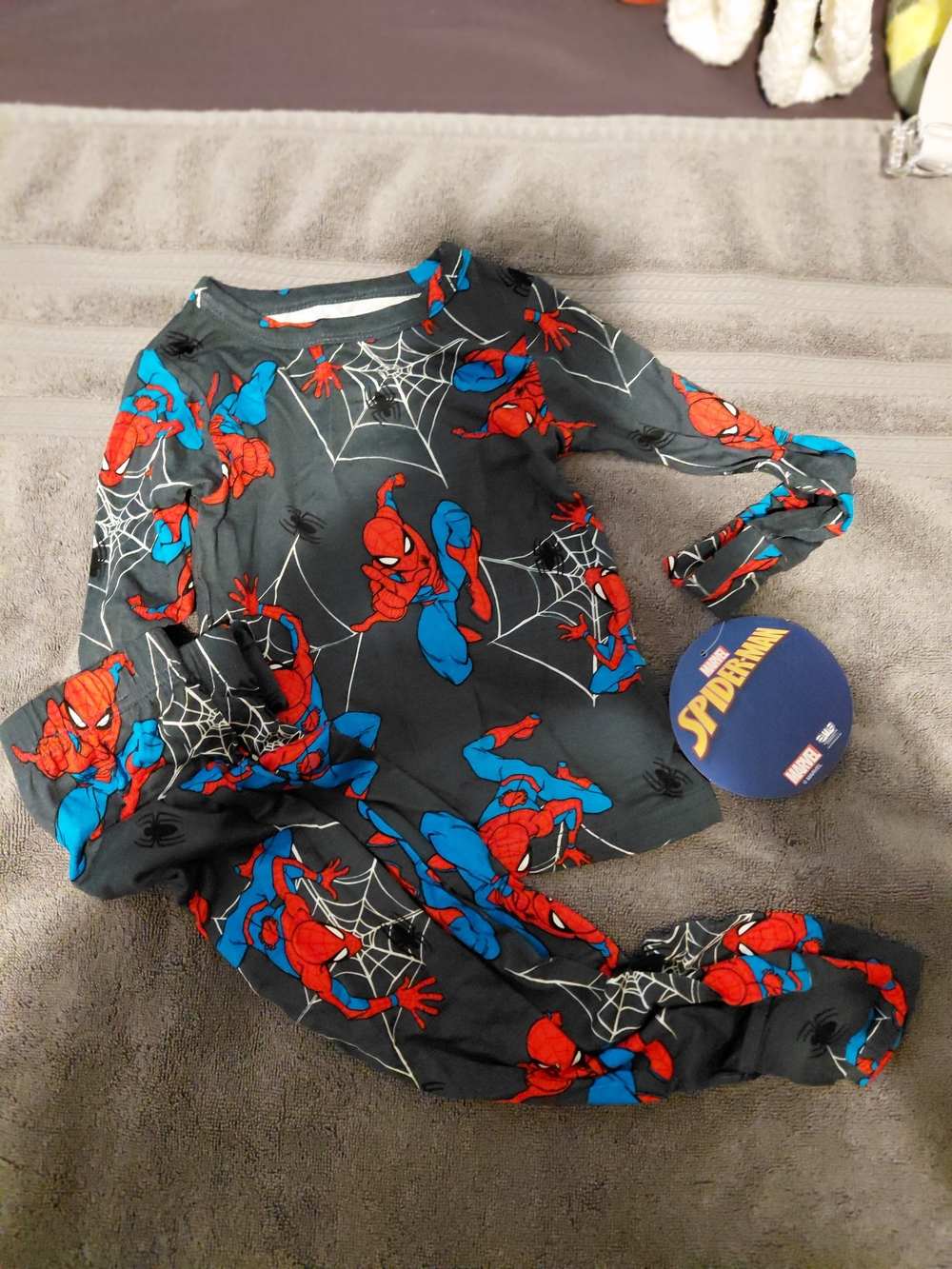 Spiderman Kids Costume Set - Black, Red, Blue